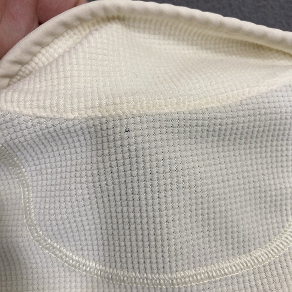 Arcteryx Delta LT Jacket Women Medium Cream Full Zip Polartec Waffle Knit Fleece - Picture 12 of 12